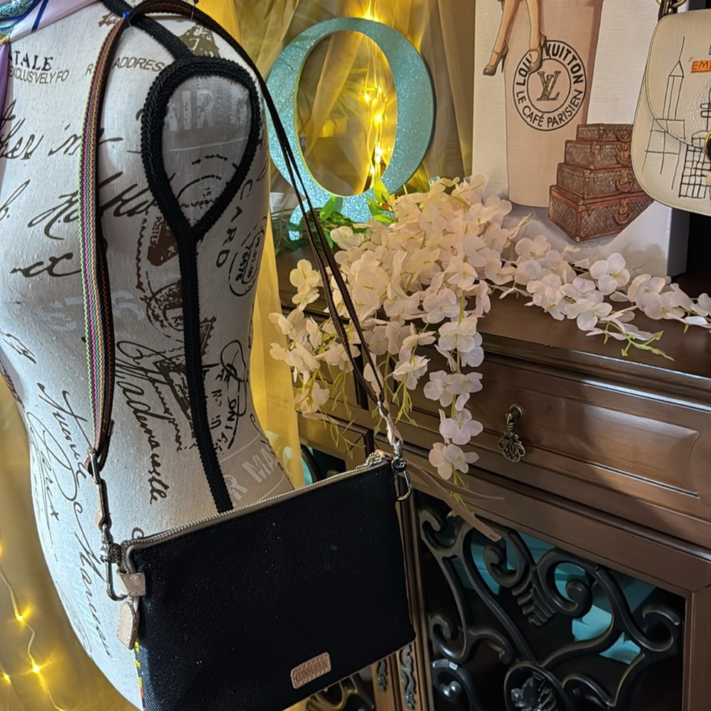 Consuela Rae Midtown Multicolor Embroidered Crossbody (NWT)